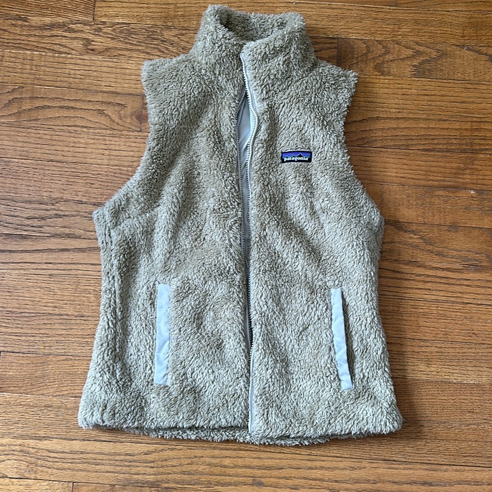 Women's Patagonia Los Gatos Fleece Vest seabird grey size small